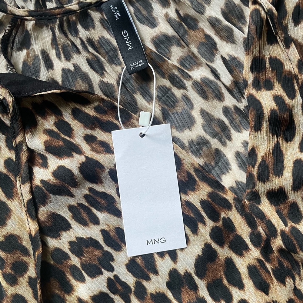 Mango Leopard Print Dress - Picture 3 of 4